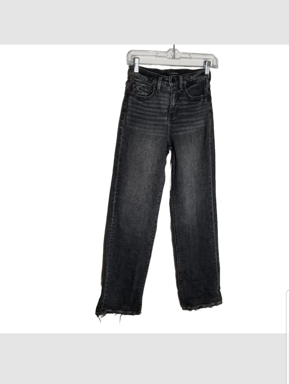 Buckle Black Jeans Women's 24 Denim Straight Stretch Medium Wash 5-Pocket 23x30